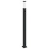 vidaXL Pollarivalaisin sensorilla 110 cm musta IP44