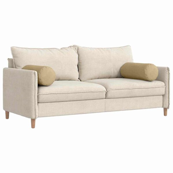 vidaXL Pystytyynyt 2 pcs Harmaa vihreä Ø 25 x 70 cm Korduroikangas