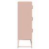 vidaXL Highboard Pinkki 68x39x123 cm Teräs