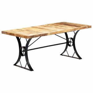 vidaXL Ruokap&ouml;yt&auml; 180x90x76 cm t&auml;ysi mangopuu