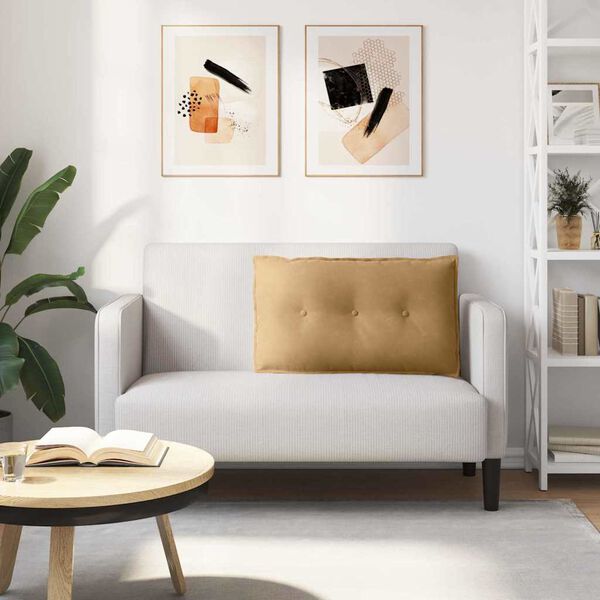 vidaXL Selk&auml;tyyny Ruskea 80 x 50 cm Korduroikangas