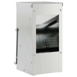 vidaXL Kaninruokkija Hopea 12,5 x 12,5 x 25 cm Galvanoitu ter&auml;s