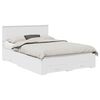 vidaXL S&auml;ngyn runko p&auml;&auml;tyll&auml; Valkoinen 5FT King Size Tekninen puu