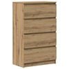 vidaXL Senkki Artisan Oak 60x35x98,5 cm Engineered Wood