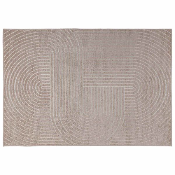 vidaXL Alue matot Suorakaide Beige 170 x 120 cm