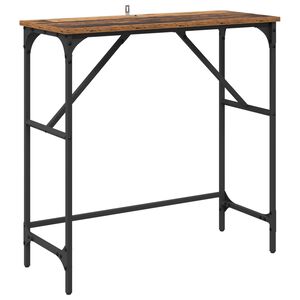 vidaXL Konsolip&ouml;yt&auml; Vanha puu 75 x 32 x 75 cm Tekninen puu