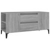 vidaXL TV-taso harmaa Sonoma 102x44,5x50 cm tekninen puu