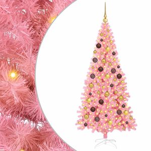 vidaXL Joulukuusi Pinkki 180 cm Polyvinyylikloridi