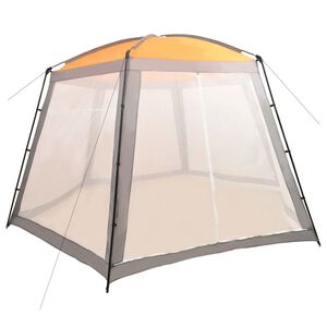 vidaXL Uima-altaan teltta kangas 500x433x250 cm harmaa