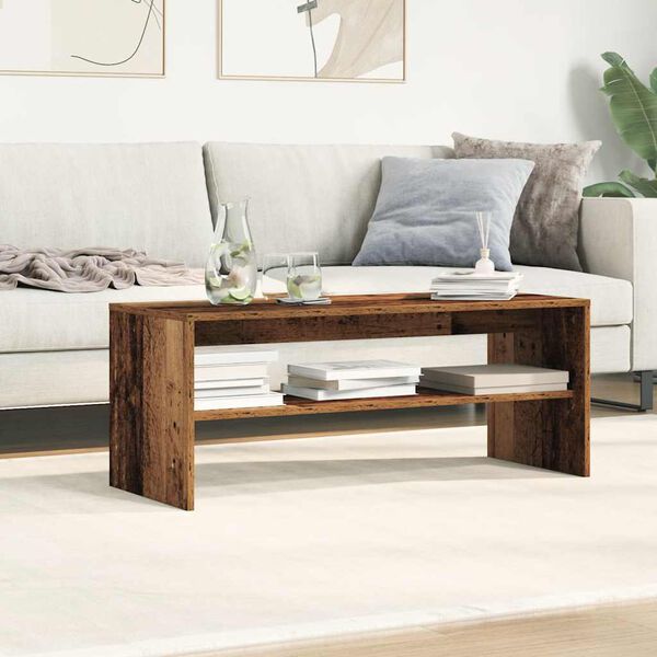 vidaXL TV-taso vanhaa puuta 100x40x40 cm lastulevy