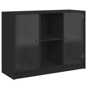 vidaXL Senkki musta 102x37x75,5 cm tekninen puu