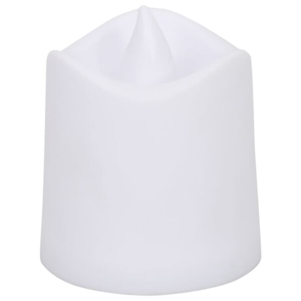 vidaXL Liekitt&ouml;m&auml;t LED-l&auml;mp&ouml;kynttil&auml;t 50 kpl v&auml;rik&auml;s