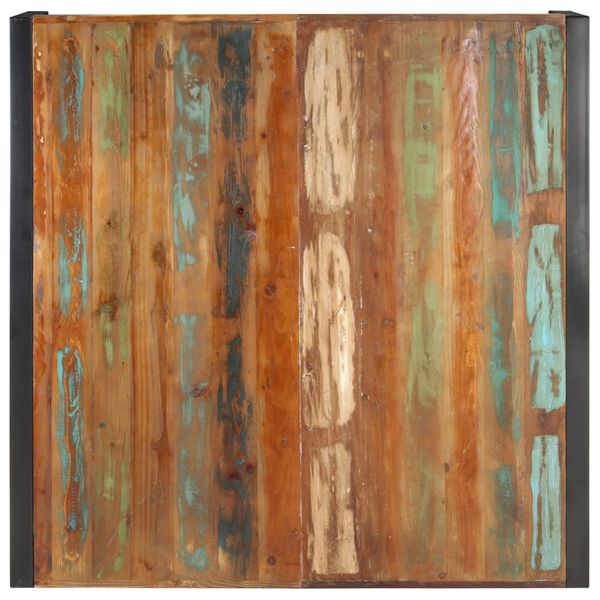 vidaXL Sohvapöytä 120x120x40 cm kierrätetty täyspuu