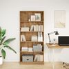 vidaXL Kirjahylly artesaani tammi 80x24x176 cm tekninen puu