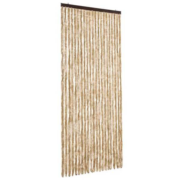 vidaXL Hyönteisverho beige 90x200 cm Chenille
