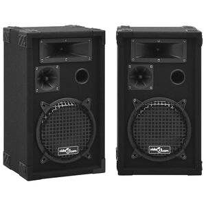 vidaXL Passiiviset Hi-Fi-lavakaiuttimet 2 kpl 800 W musta