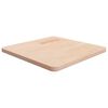 vidaXL Neli&ouml;nmuotoinen p&ouml;yt&auml;levy 50x50x2,5 cm t&auml;ysi tammi