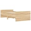 vidaXL Sängynrunko laatikoilla Sonoma-tammi 90x190 cm
