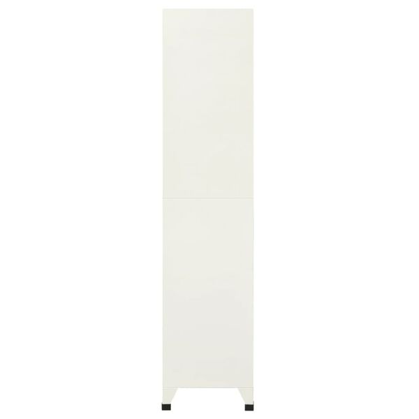 vidaXL Pukukaappi harmaa ja sininen 90x40x180 cm teräs