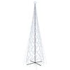vidaXL Kartio joulukuusi 3000 kylm&auml;n valkoista LED-valoa 230x800 cm