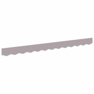 vidaXL Markiisin reunalista vaihto Vaaleanharmaa 230 x 20 cm Kangas