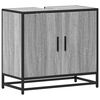 vidaXL Kylpyhuoneen pesuallaskaappi Harmaa Sonoma Engineered Wood