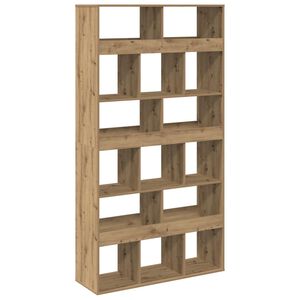 vidaXL Kirjahylly artesaani tammi 100x33x187,5 cm tekninen puu