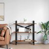 vidaXL Kirjahylly Vanha Puu 100 x 33,5 x 102 cm Tekninen puu