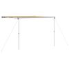 vidaXL Asuntoauton ja -vaunun markiisi 3x3x2,15 m beige