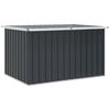 vidaXL Puutarhan varastoarkku antrasiitti 150x101x91 cm