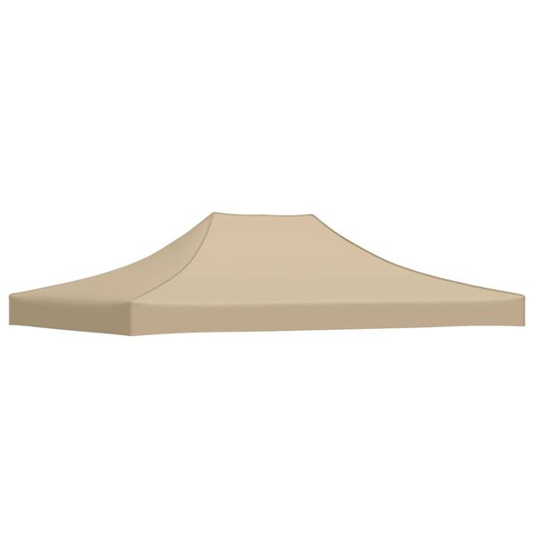 vidaXL Juhlateltan katto 4,5x3 m beige 270 g/m²