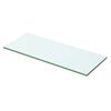 vidaXL Hyllyt 2 kpl kirkas lasi 50x15 cm