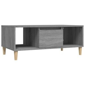 vidaXL Sohvap&ouml;yt&auml; harmaa Sonoma 90x50x36,5 cm tekninen puu