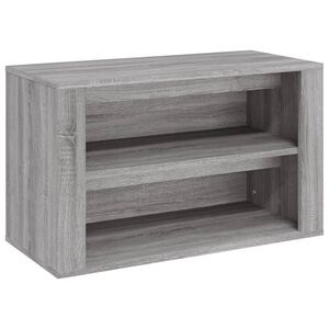 vidaXL Kenk&auml;teline harmaa Sonoma 75x35x45 cm tekninen puu