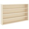 vidaXL Sein&auml;display-kaappi Sein&auml;kiinnitett&auml;v&auml; Beige 60 x 8,5 x 37 cm