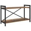 vidaXL Kirjahylly 80 x 30 x 50 cm Tekninen puu Vanha puu