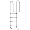 vidaXL Uima-allastikkaat 54x38x184,5 cm 304 ruostumaton ter&auml;s