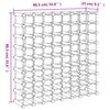 vidaXL Viinipulloteline 72 pullolle 90,5x23x90,5 cm t&auml;ysi m&auml;nty