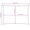 vidaXL Aurinkopurje Oxford kangas suorakaide 2,5x4,5 m terrakotta