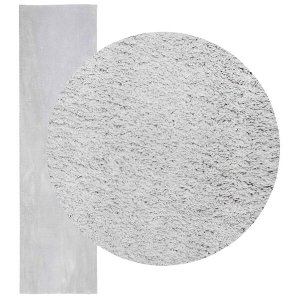 vidaXL Alue matot Suorakaide HUARTE Harmaa 300 x 80 cm Polyesteri