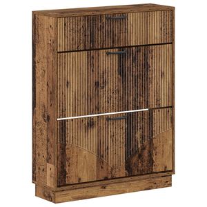 vidaXL Kenk&auml;kaappi HOORN 78 x 24 x 100 cm Tekninen puu Vanha puu