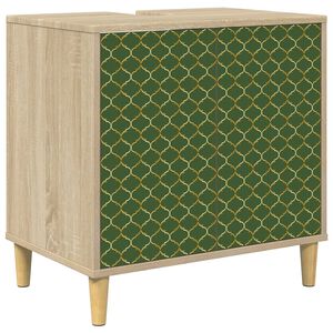 vidaXL Kylpyhuonekaappi GELEEN Sonoma 60 x 40 x 60 cm Tekninen puu