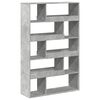 vidaXL Kirjahylly betoninharmaa 100x33x156,5 cm tekninen puu