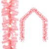 vidaXL Jouluk&ouml;ynn&ouml;s LED-valoilla 10 m pinkki