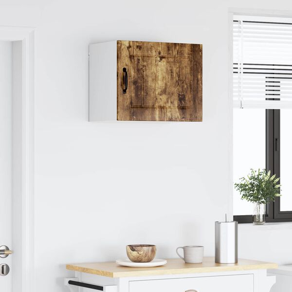 vidaXL Keitti&ouml;kaappi Savup&auml;hkin&auml; 50 x 31 x 40 cm Tekninen puu