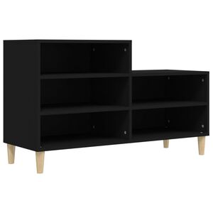 vidaXL Kenk&auml;kaappi musta 102x36x60 cm tekninen puu