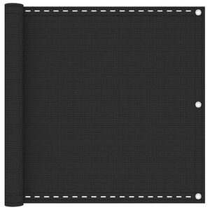 vidaXL Parvekkeen suoja antrasiitti 90x300 cm HDPE