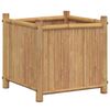 vidaXL Kukkalaatikko 40x40x40 cm bambu