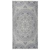 vidaXL Ulkomatto Flatweave 80x150 cm sininen kuvio