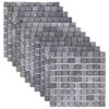 vidaXL Mosaiikkilaatat Harmaa 30 x 30 cm Marmori
